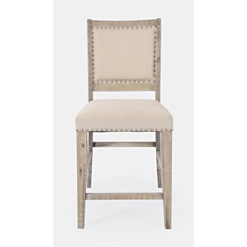 Jofran Fairview Transitional Upholstered Counter Stool (Set of 2)