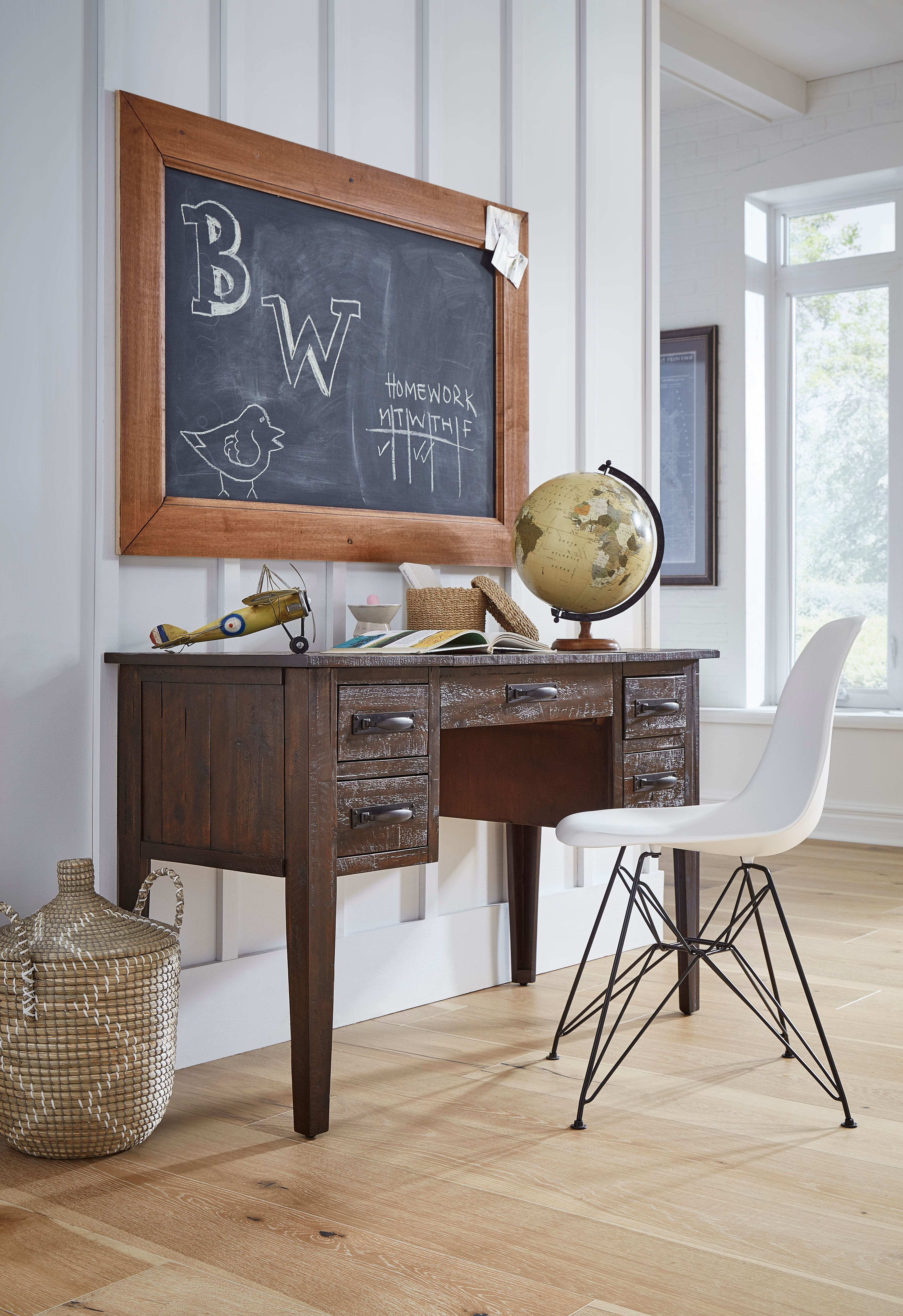Jofran Jackson Lodge Rustic Distressed Acacia Desk
