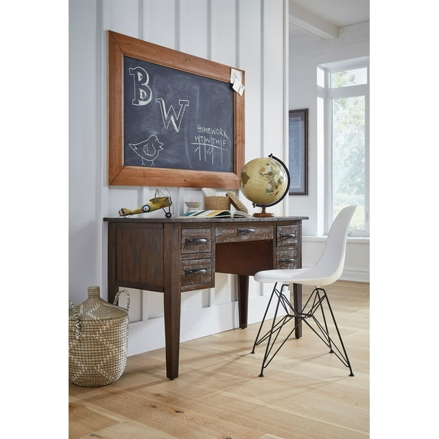 Jofran Jackson Lodge Rustic Distressed Acacia Desk