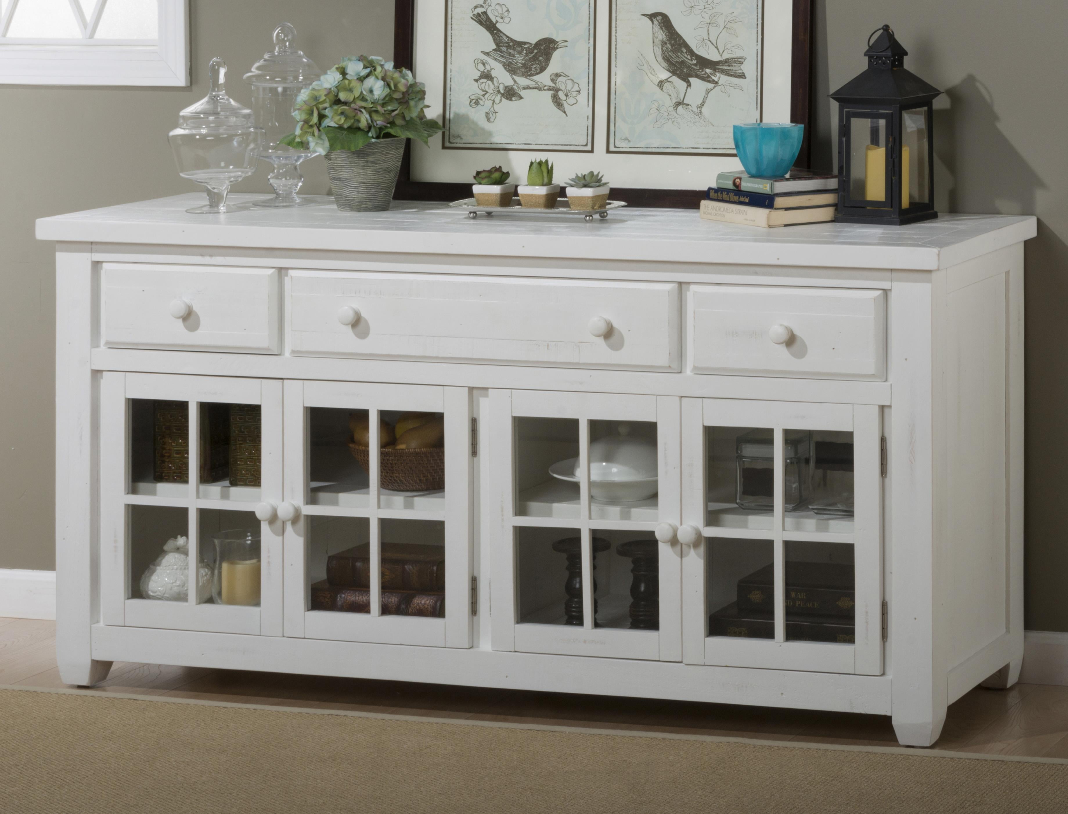 Jofran Madaket Rustic Solid Reclaimed Pine 66" Media Console