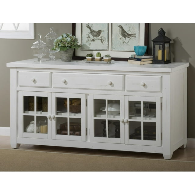 Jofran Madaket Rustic Solid Reclaimed Pine 66" Media Console