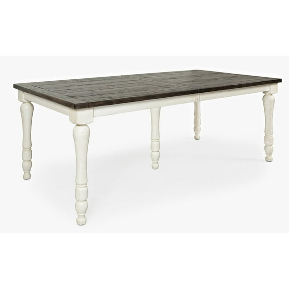 Jofran Madison County Rustic Reclaimed Pine Farmhouse Rectangle Extension Dining Table