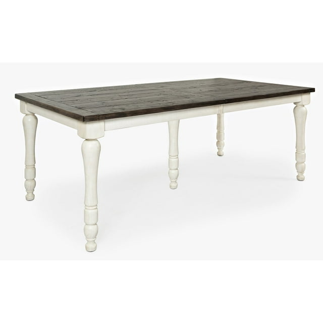 Jofran Madison County Rustic Reclaimed Pine Farmhouse Rectangle Extension Dining Table