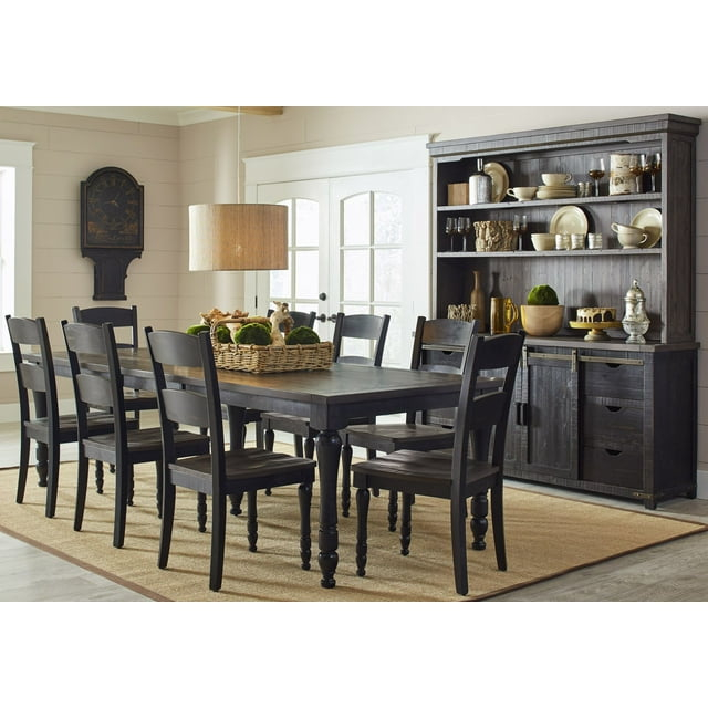 Jofran Madison County Mesa de Comedor de Extensión Rectangular de Granja de Pino Rústica