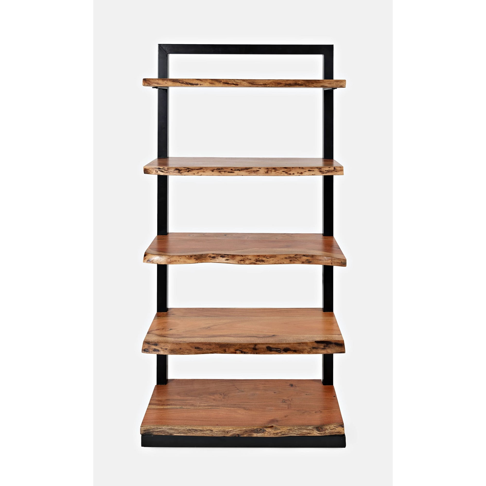 Jofran Nature's Edge Solid Acacia 5 Shelf Bookcase