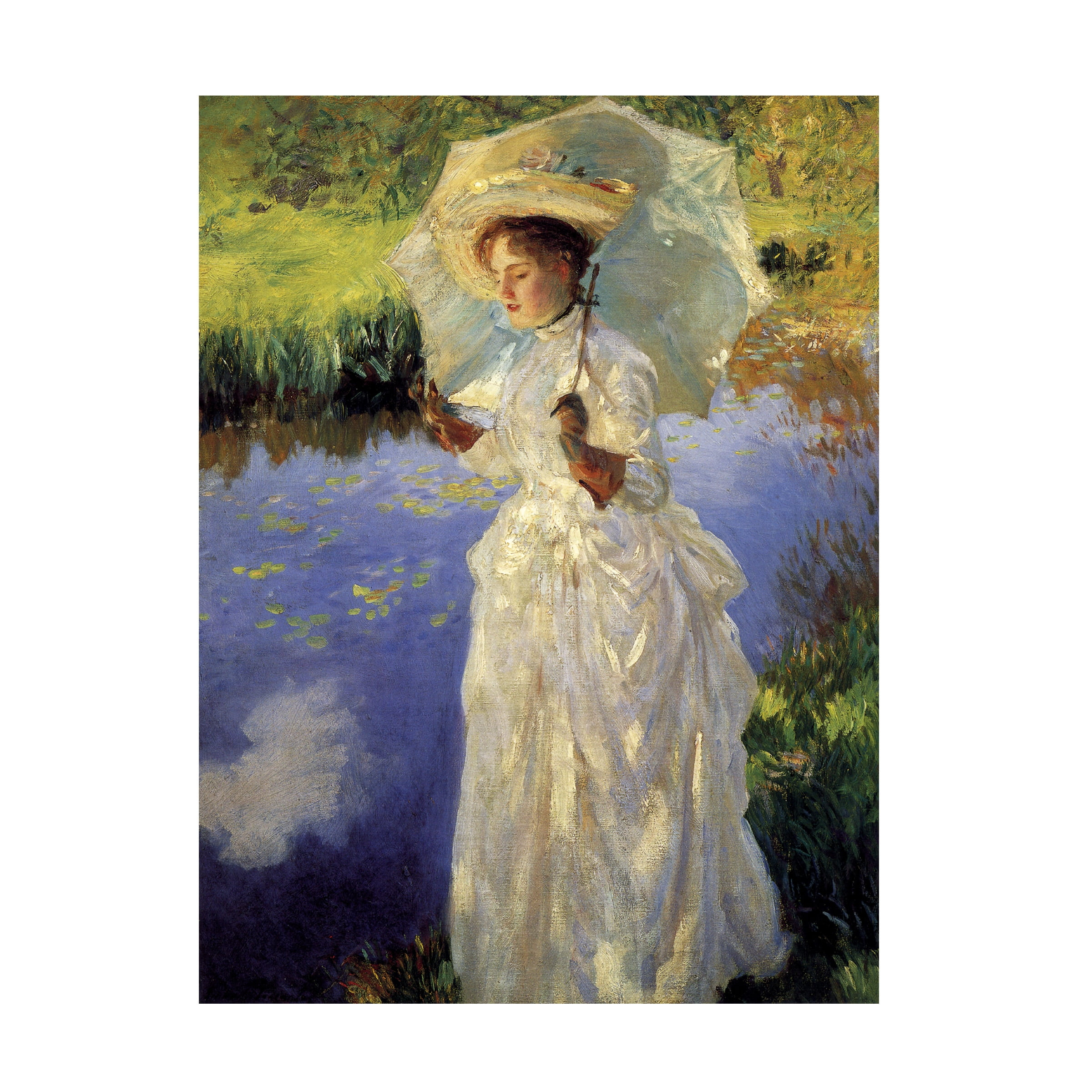 John Singer Sargent 'Morning Walk' Canvas Art