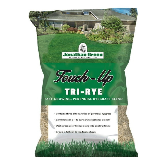Jonathan Green Touch-Up TRI-RYE Perennial Ryegrass Blend, 25lb