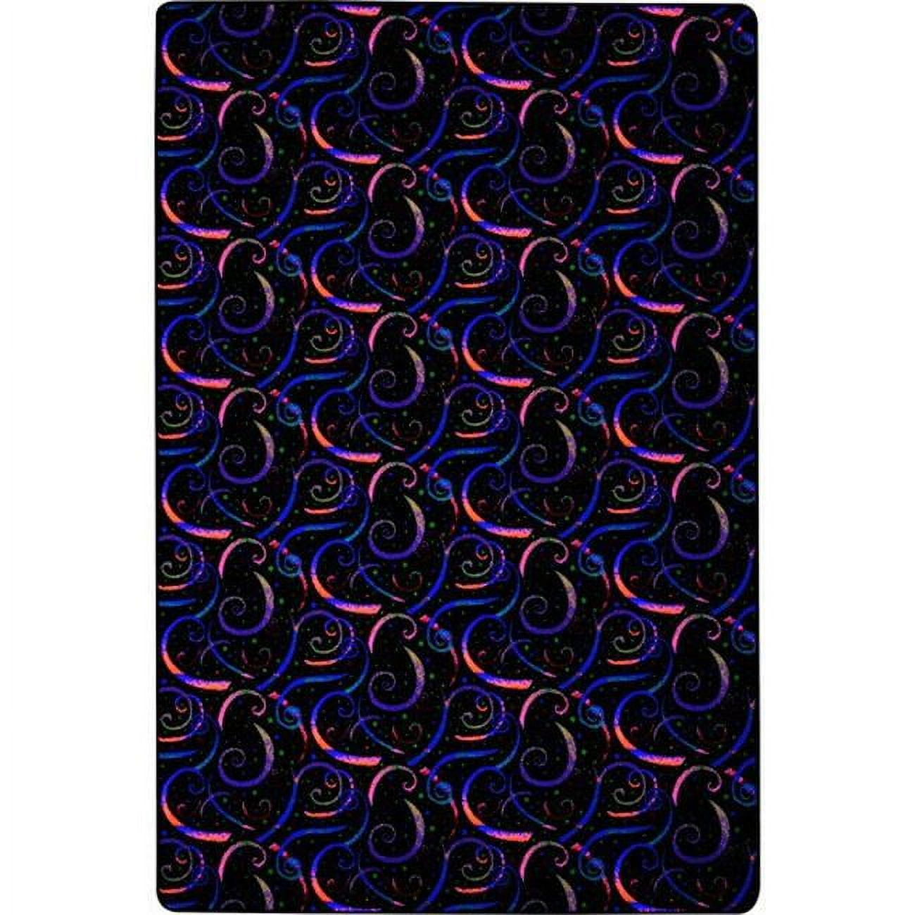 Joy Carpets 455R 12 x 6 ft. Neon Lights Rectangle Dynamo Fluorescent Area Rug  Multicolor