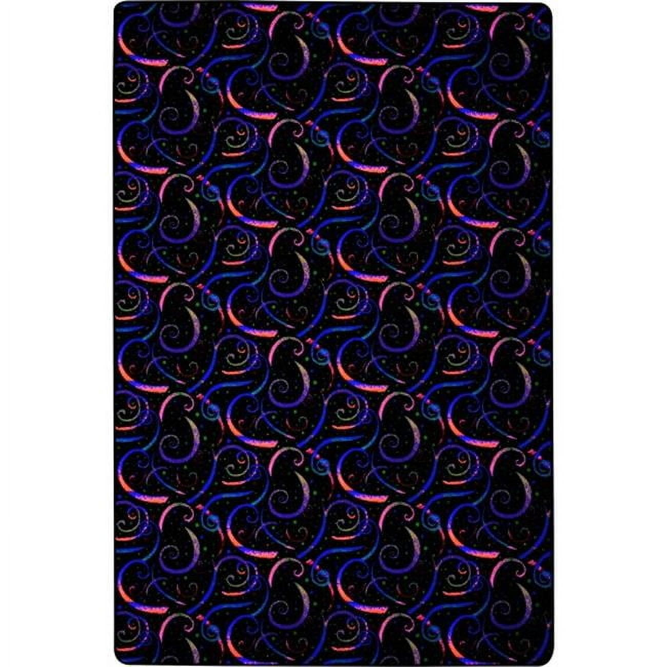 Joy Carpets 455R 12 x 6 ft. Neon Lights Rectangle Dynamo Fluorescent Area Rug  Multicolor