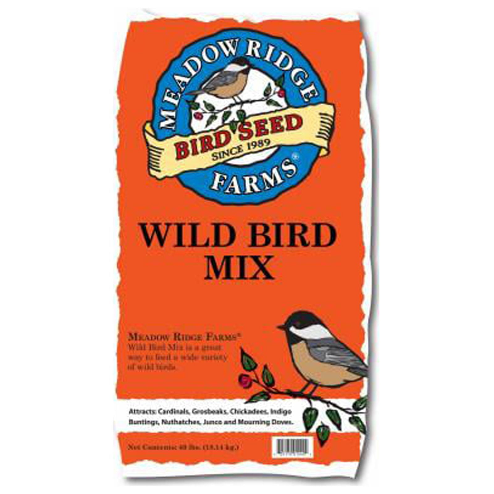 Meadow Ridge Farms All Wild Birds Mixed Grains Wild Bird Seed 40 lb