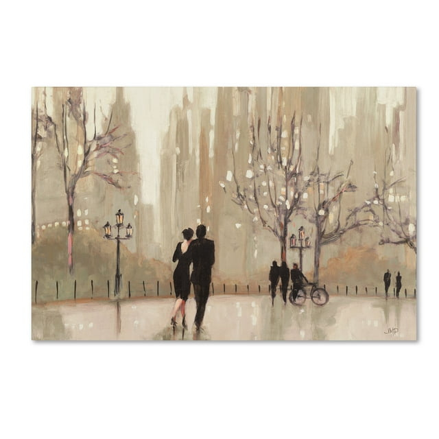 Trademark Fine Art -Julia Purinton 'An Evening Out Neutral' Canvas Art - 47''x30''