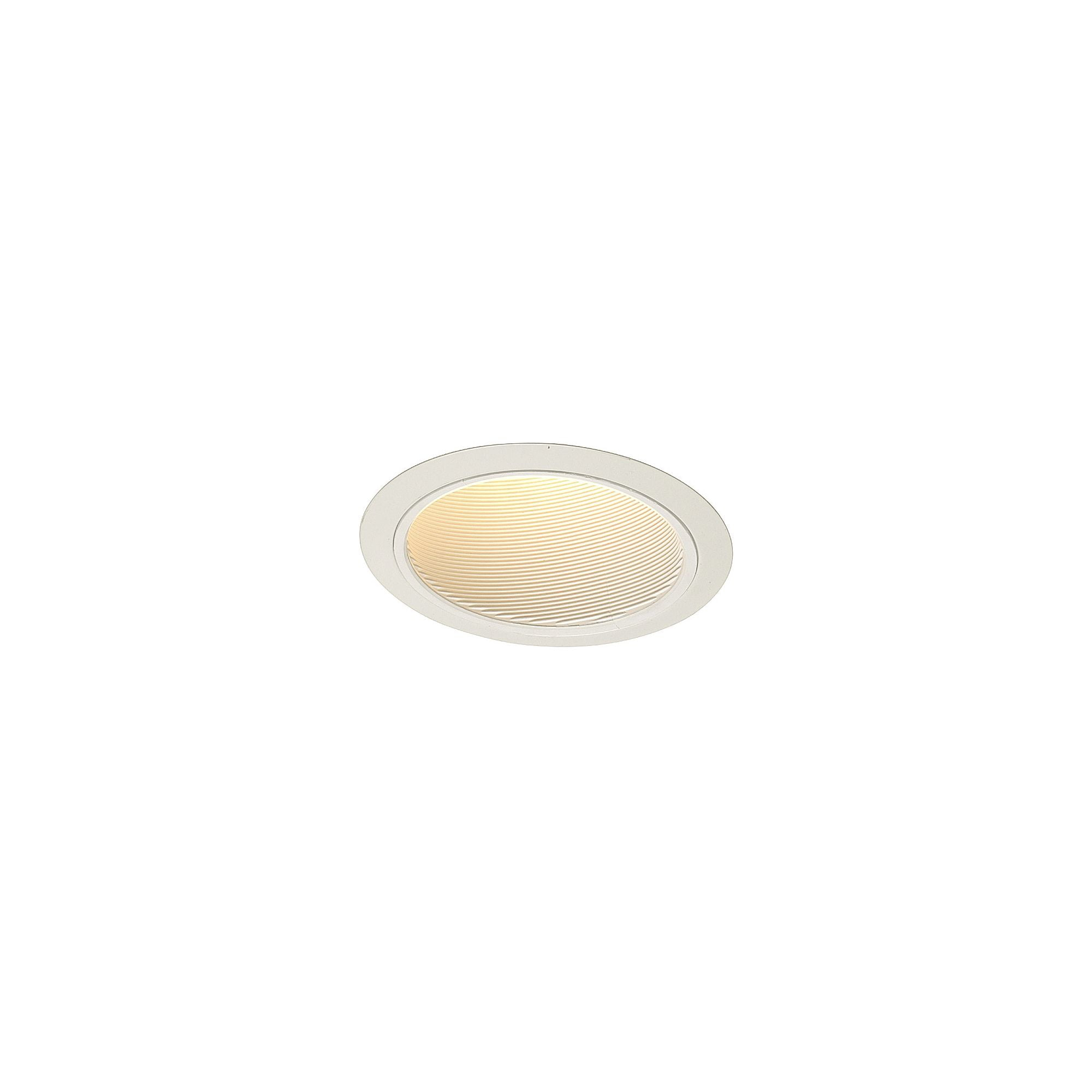 Juno Lighting Group 614W-WH 6-Inch LED Standard Slope Downlight Baffle, 90 Watts, White Trim