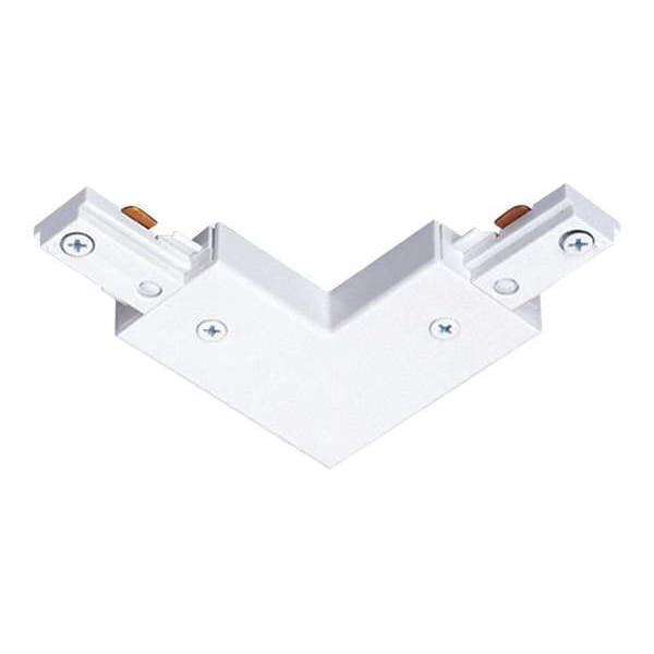 Juno Track Lighting R24WH (R24 WH) Trac Lites Adjustable L Connector, White Color