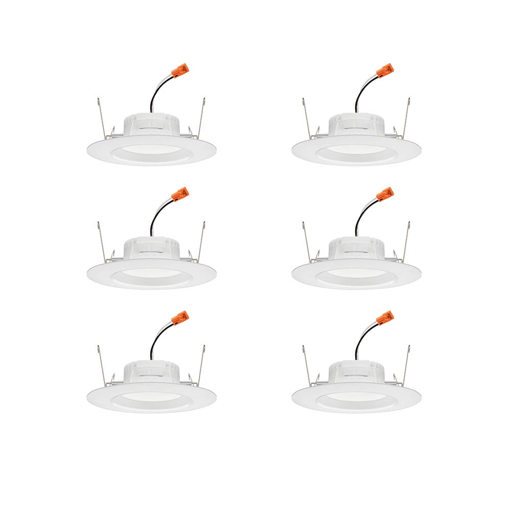 Retro Basics 6'' Selectable Color Temperature Dimmable Air-Tight Standard Recessed Lighting Kit