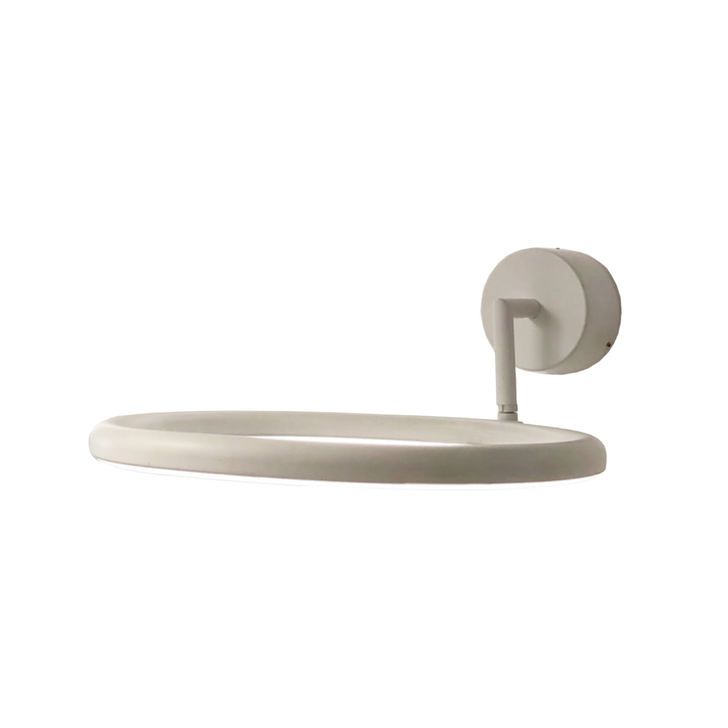 Justice Design NSH-4451-WHTE Lolli - 17.75 Inch 9W 1 LED Wall Sconce Matte White  Matte Black Finish