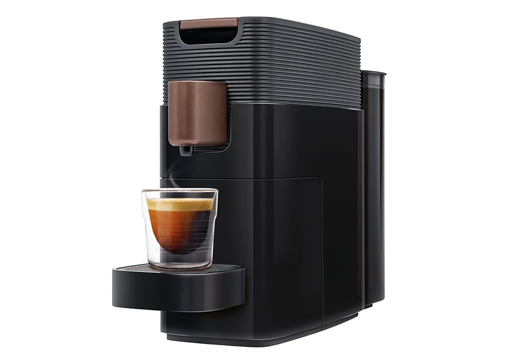K-fee® ONE Single Serve Coffee and Espresso Machine (Black/Copper) | Starbucks® Verismo* Compatible