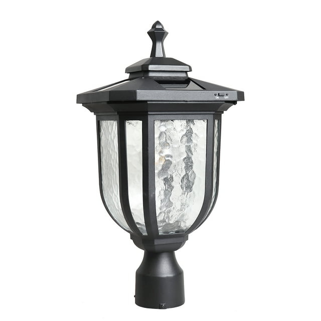 KMC KMC LIGHTING Solar Powered Lamp Post Light ST4322Q-A 120 Lumens Aluminum For Outdoor Garden Post Pole Landscape Yard Etc.