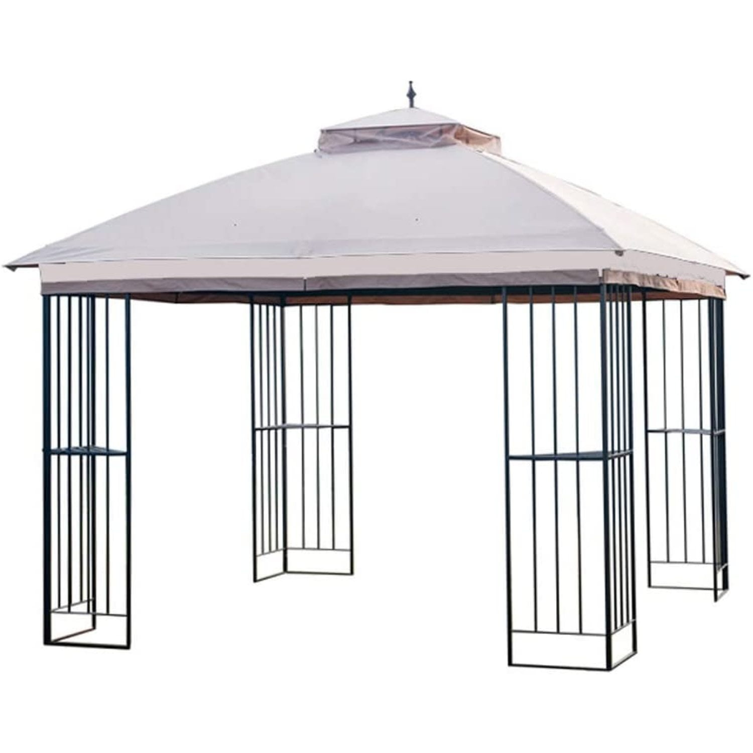 KUF Replacement Canopy for The Garden Treasures Steel Finial Gazebo - Standard 350 - Beige