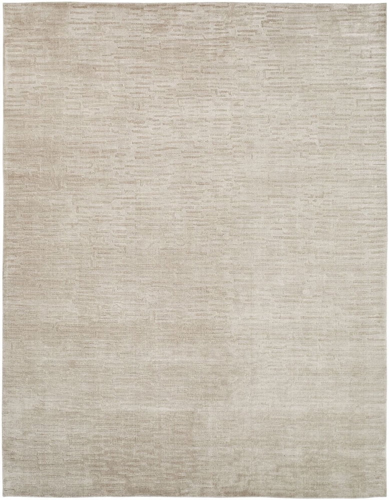 Kalaty Renzo Area Rug RZ-542 Taupe Monotone Single-Color 7' 6" x 9' 6" Rectangle