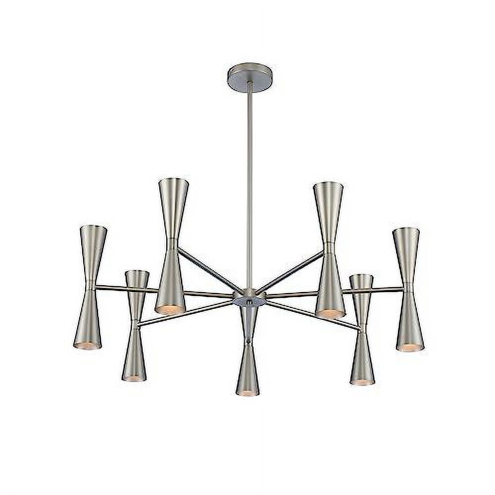 Milo 14 - Light Stainless Steel Dimmable Sputnik Sphere Chandelier