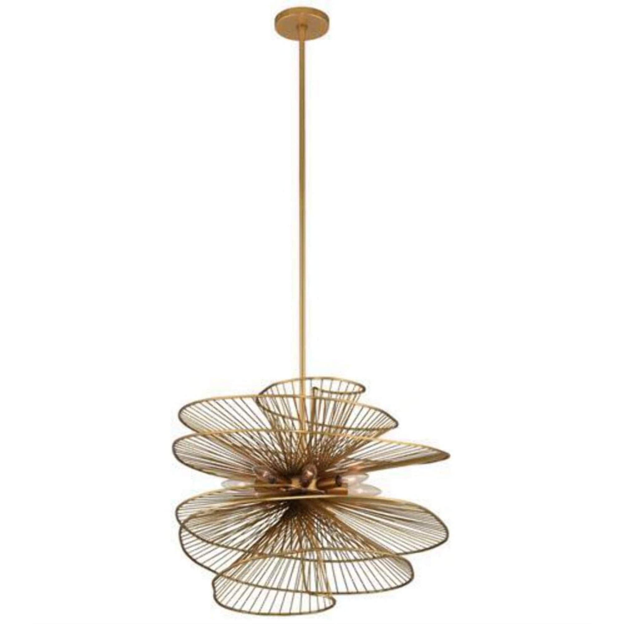 Aurora Stainless Steel Chandelier