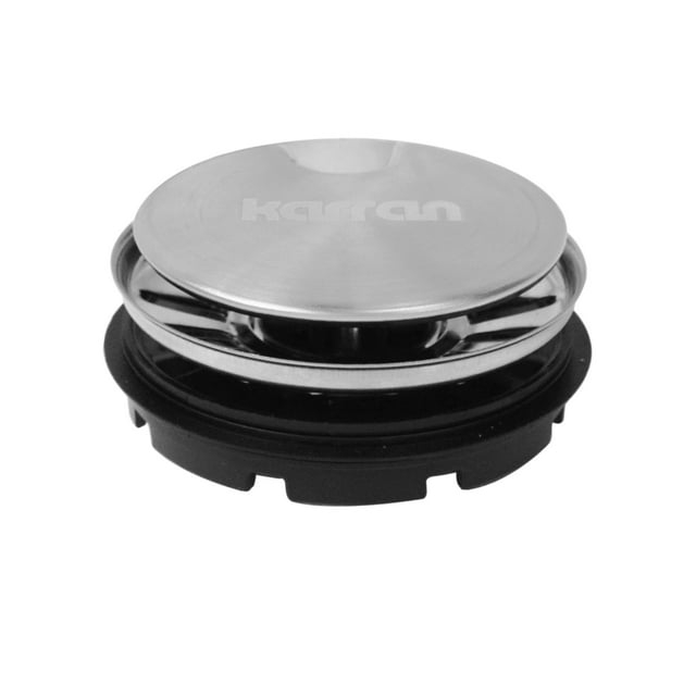 Karran 3-1/2 In. Kitchen Sink Decorative Disposal Flange in Stainless Steel