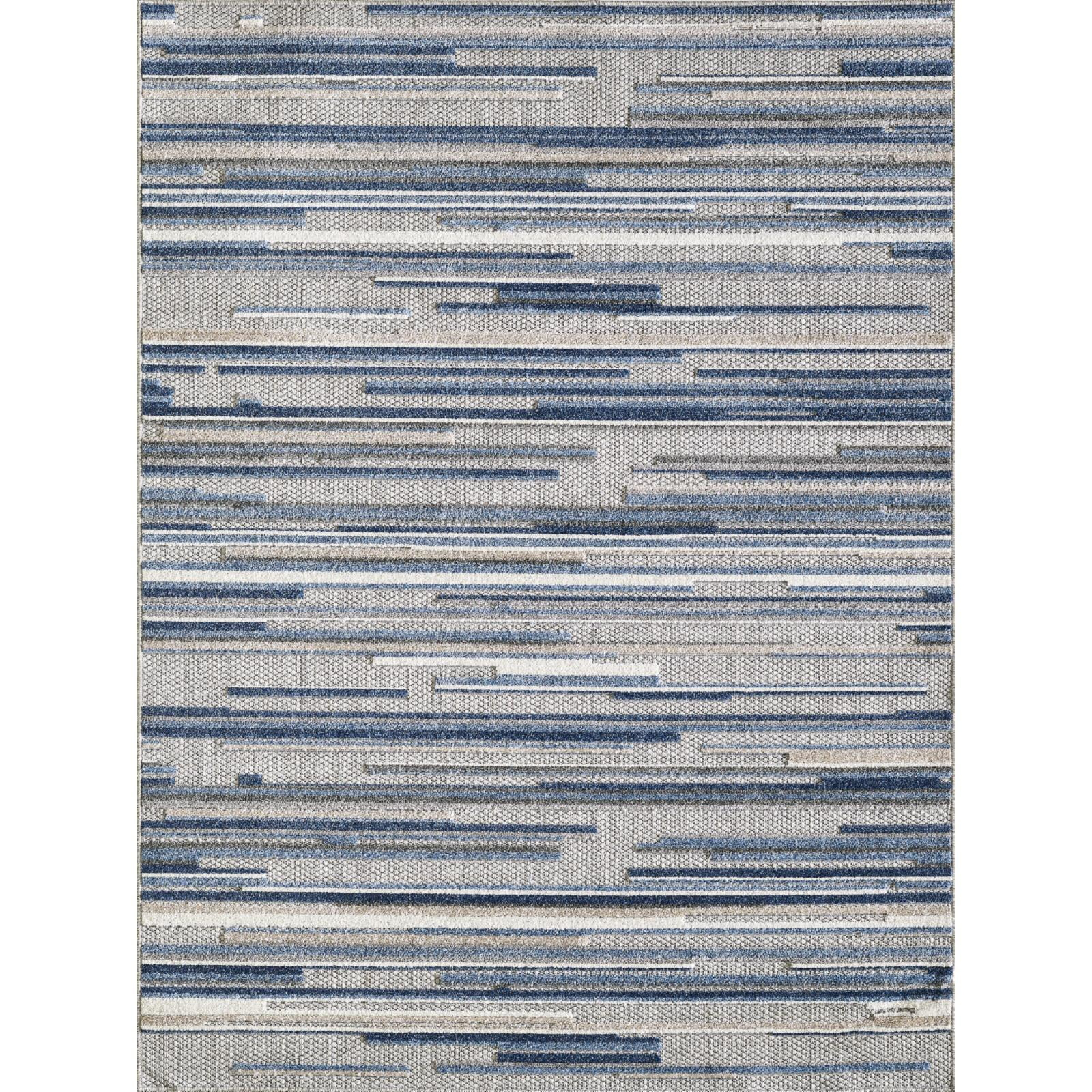 Kas Rugs Calla Abstract Striped Indoor / Outdoor Rug