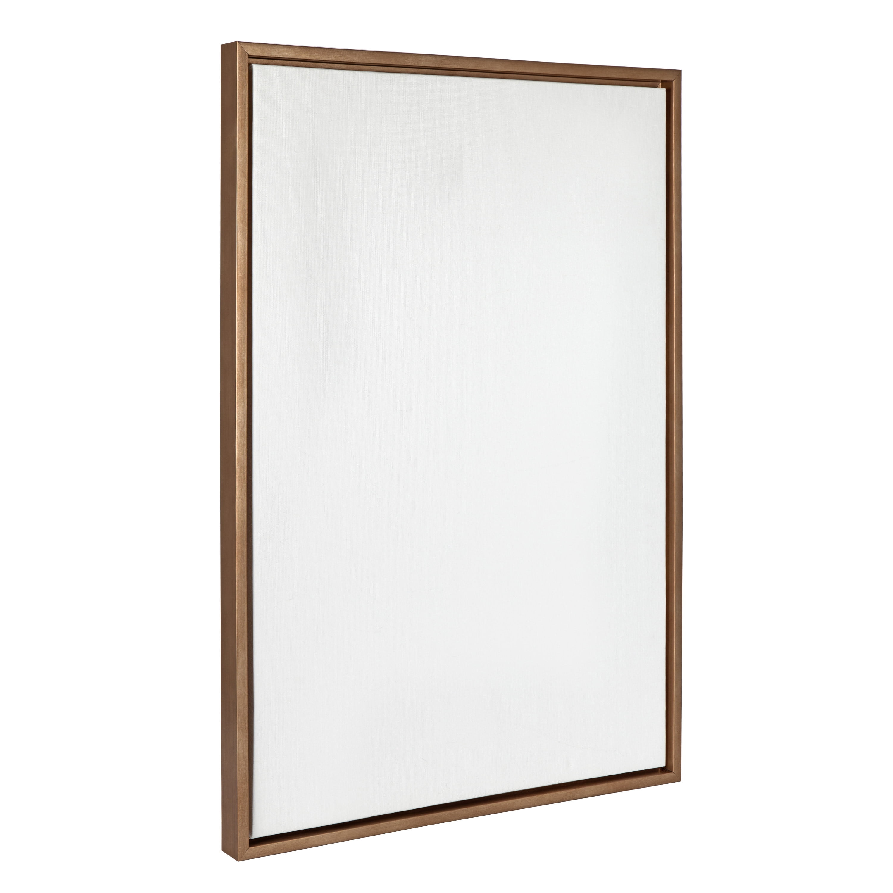 Kate and Laurel Sylvie Blank Framed Canvas Wall Art, 23x33 Gold, Modern Empty Canvas for Paint-Your-Own Art, Premium Canvas Already Framed