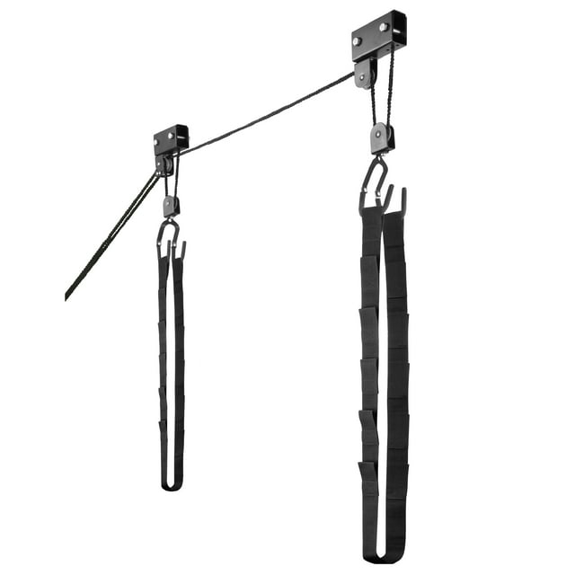 Kayak & Canoe Lift Hoist Kayak For Garage / Canoe Hoists 125 lb Capacity Lifetime Warranty by RAD Sportz