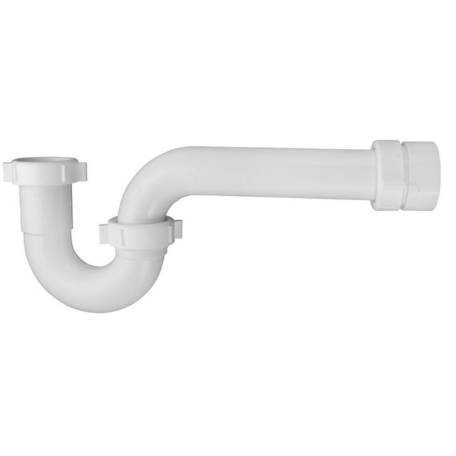 Keeney 400PVCK 1-1/2-in or 1-1/4-in x 1-1/4-in Heavy Duty PVC P-Trap with Reversible J-Bend