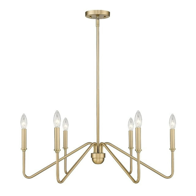 Golden Lighting Kennedy 6-Light Chandelier in Brushed Champagne Bronze