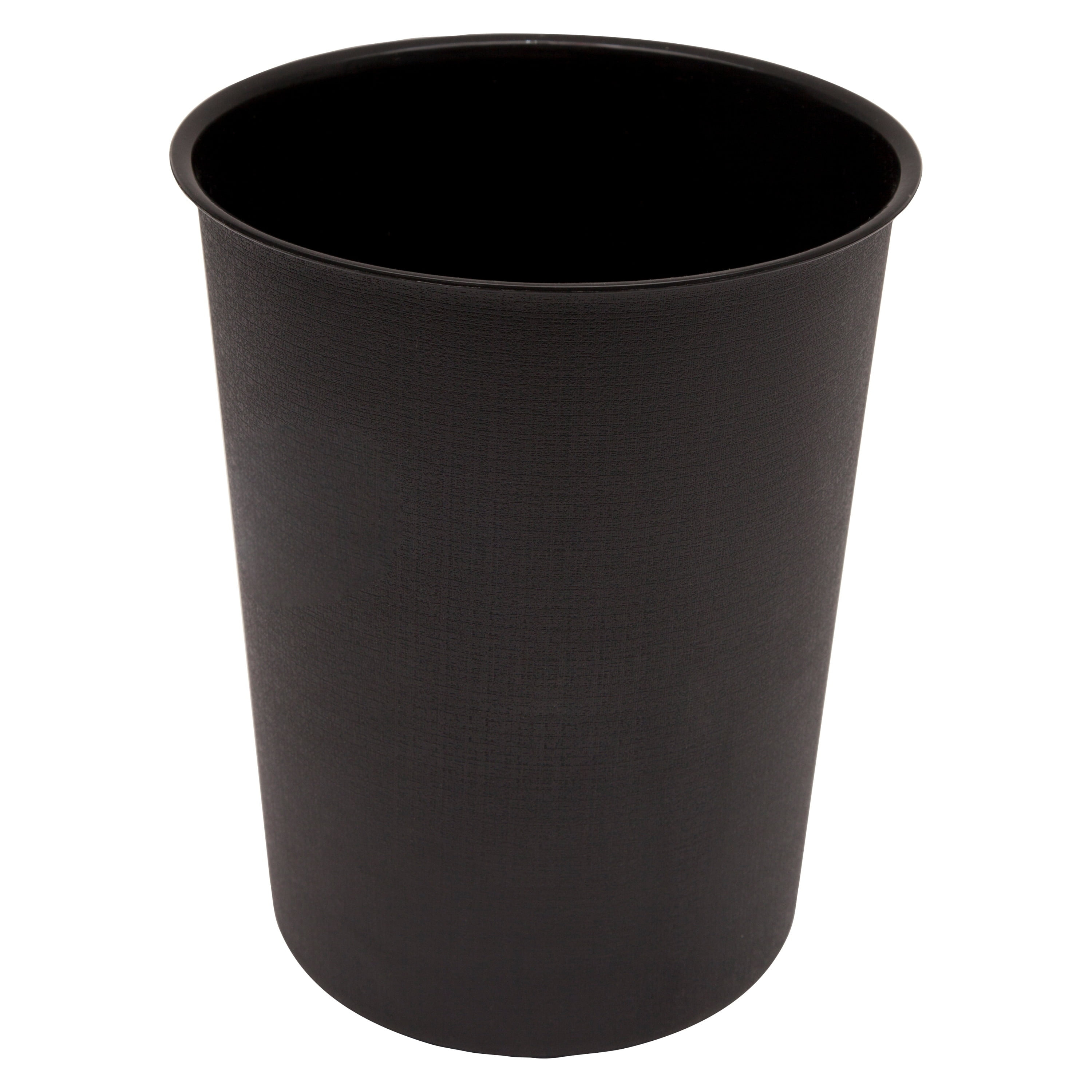 Kenney  Storage Made Simple Plastic Waste Paper Basket Black