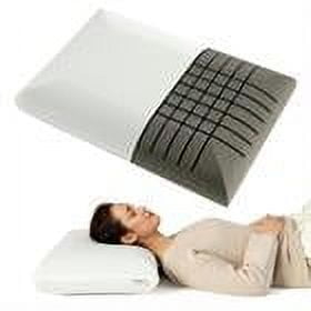 Canddidliike 2 Pieces Bamboo Charcoal Memory Foam Pillow for Pain Relief Sleeping,