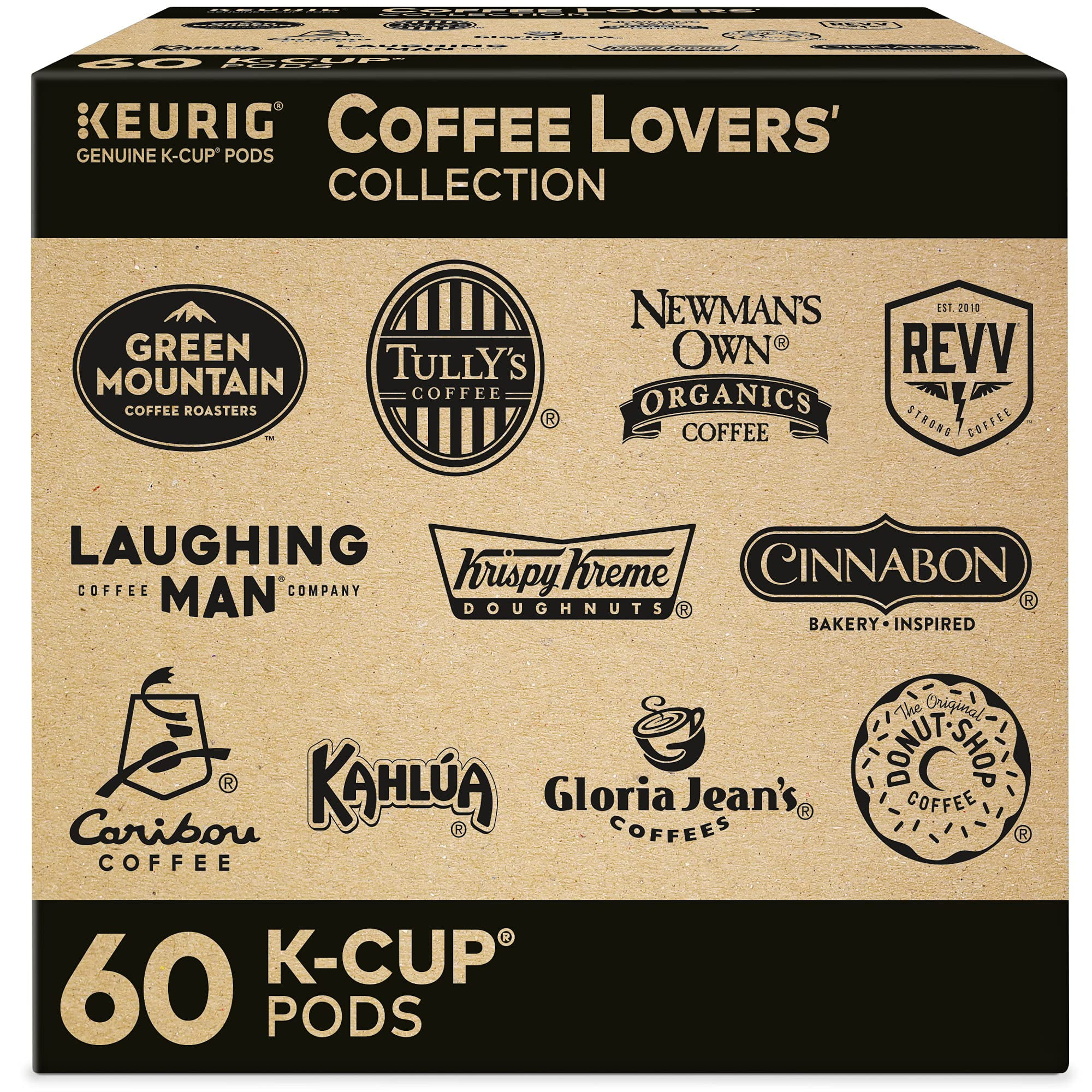 Keurig Coffee Lovers Collection .. .. Variety Pack, Single-Serve .. Coffee .. K-Cup Pods .. Sampler, 60 .. Count ..