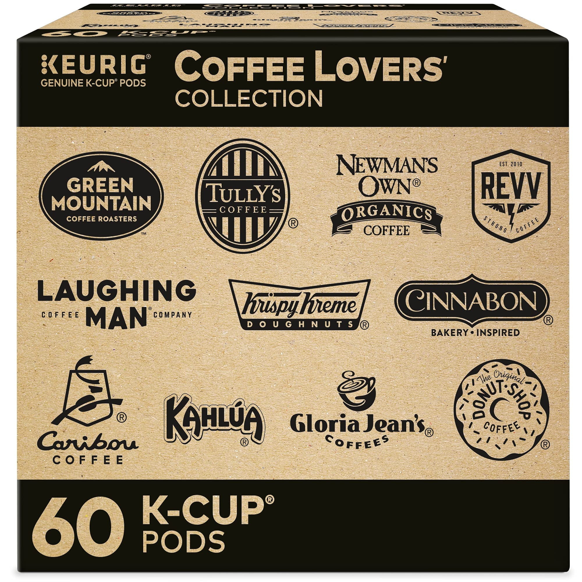 Keurig Coffee Lovers Collection .. .. Variety Pack, Single-Serve .. Coffee .. K-Cup Pods .. Sampler, 60 .. Count ..
