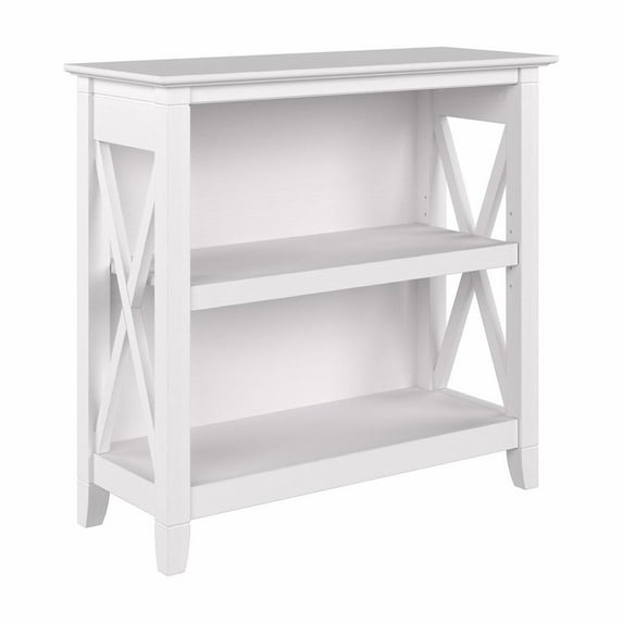 Key West Small 2 Shelf Bookcase in Pure White Oak - Engineered Wood