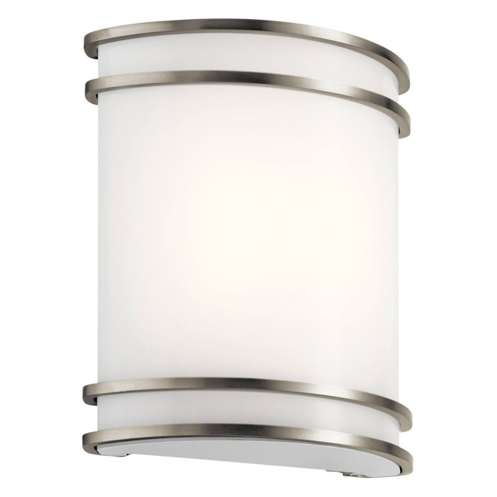 11319NILED-Kichler Lighting-1 Light Wall Sconce - with Utilitarian inspirations - 10.75 inches tall by 9.5 inches wide-Brushed Nickel Finish