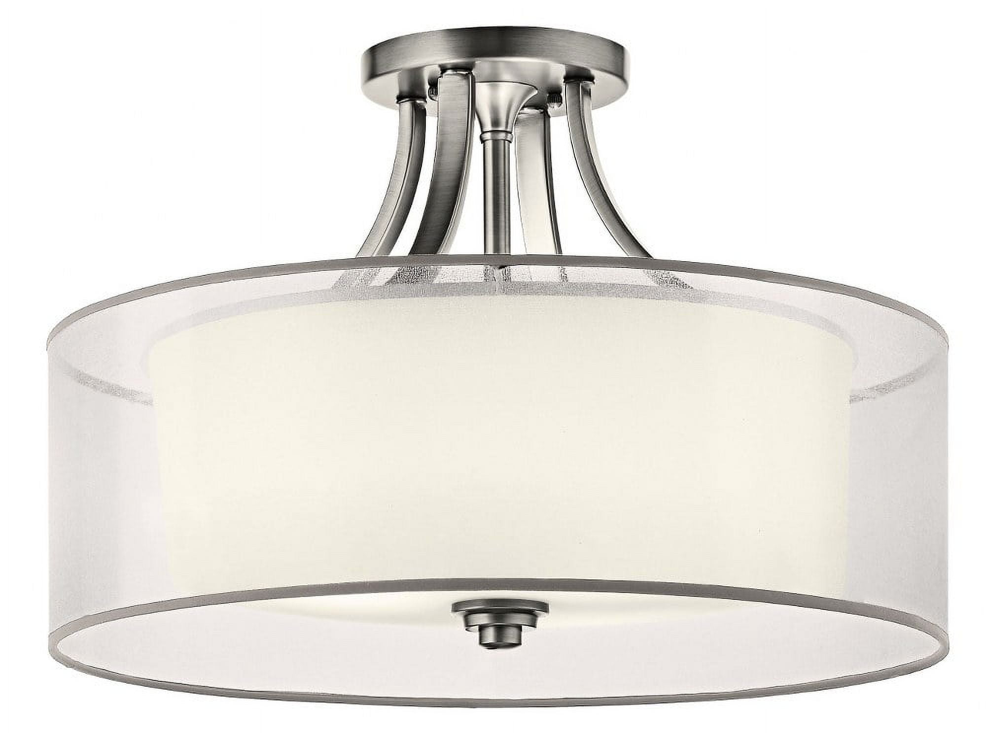 Kichler Lighting Lacey 4 - Light Semi-Flush Mount in  Antique Pewter