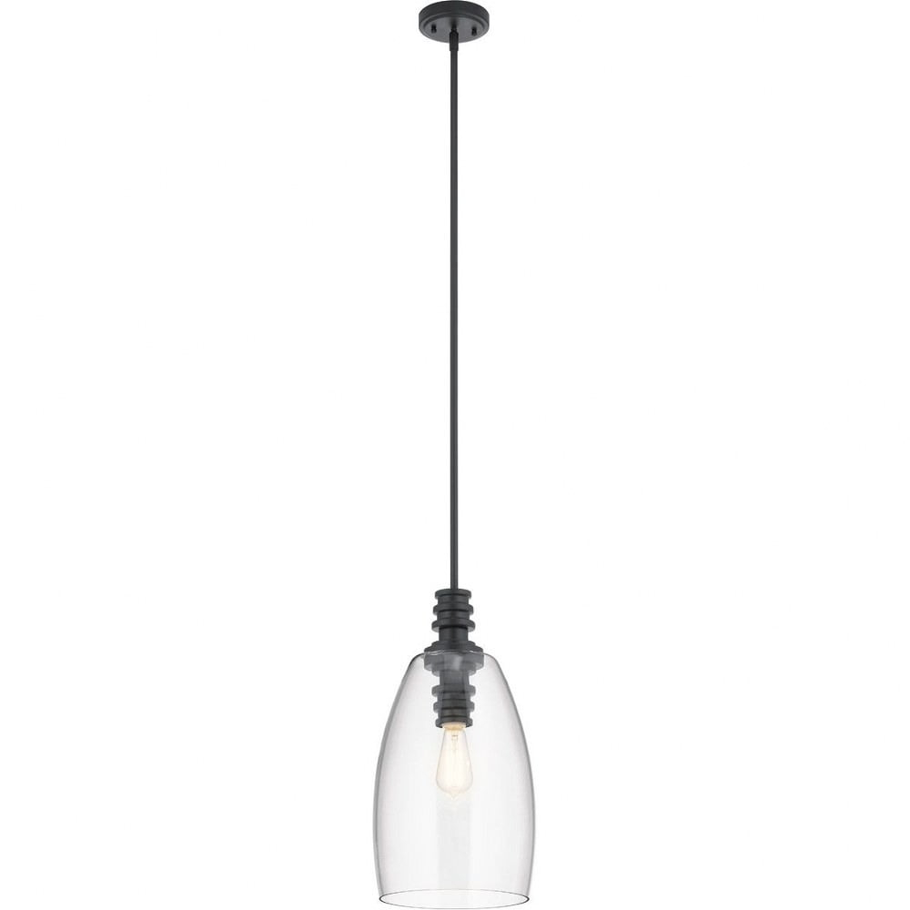 Kichler Lighting Lakum 1 - Light Pendant in  Black