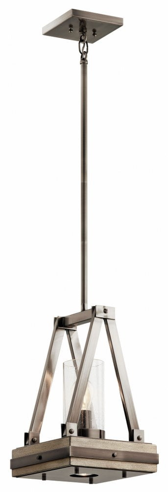 Kichler Lighting Colerne 1 - Light Pendant in  Classic Pewter