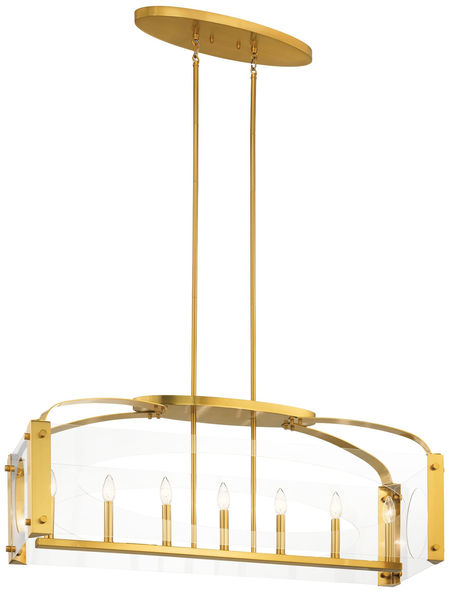 Kichler Lighting - Seven Light Linear Chandelier - Chandelier Linear (Single) -