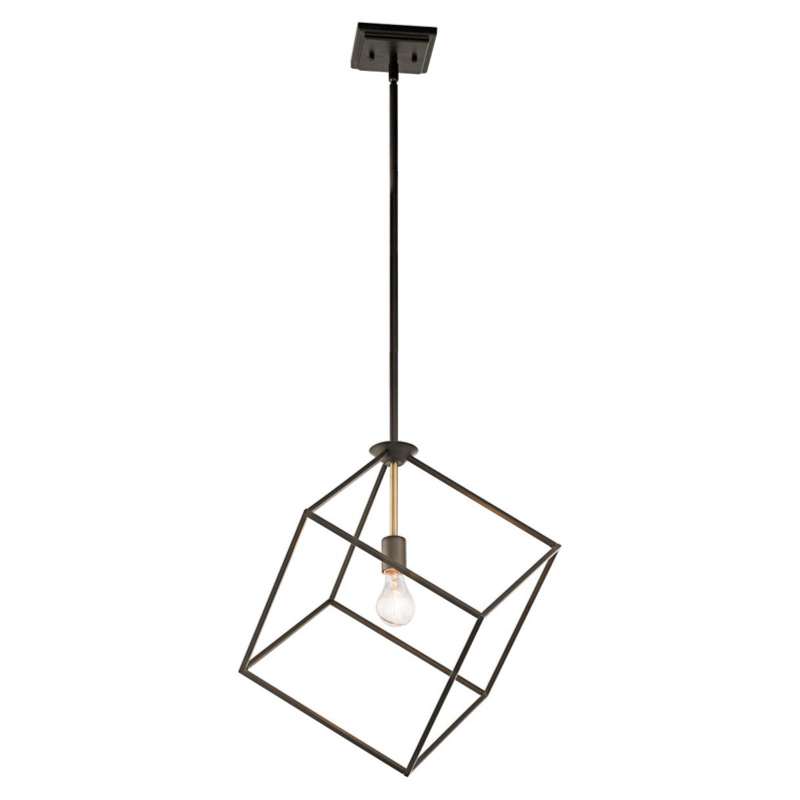 42525OZ-Kichler Lighting-Cartone - 1 light Pendant - with Contemporary inspirations - 20.75 inches tall by 17 inches wide-Olde Bronze Finish