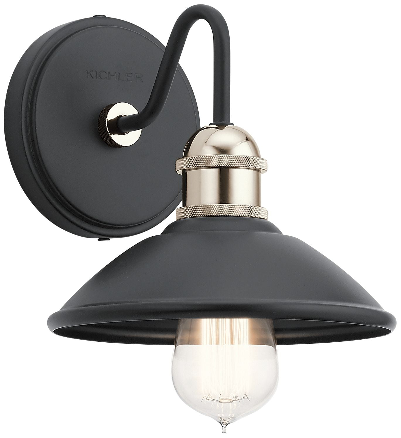 Kichler Lighting Clyde 1 - Light Sconce in  Black