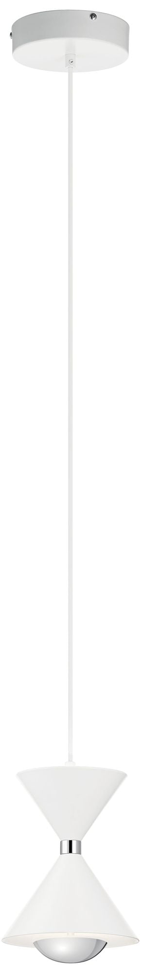 Kichler Elan Kordan 6 1/4" Wide Matte White LED Mini Pendant