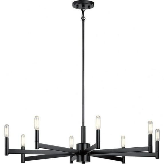 Kichler Lighting Erzo 8 - Light Chandelier in  Black