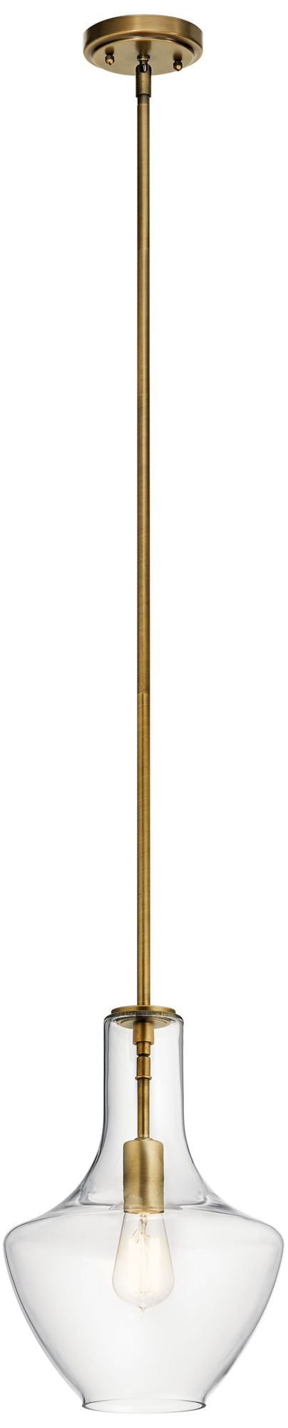 Kichler Lighting Everly 1 - Light Pendant in  Natural Brass