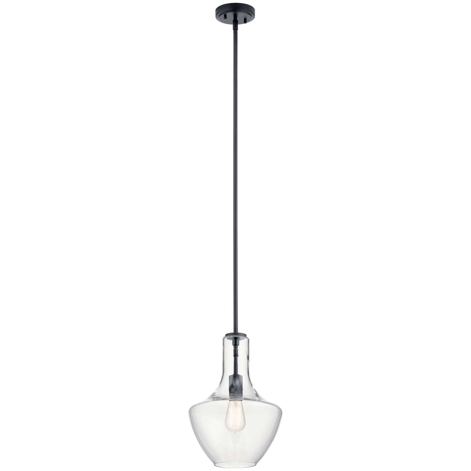 Kichler Lighting Everly 1 - Light Pendant in  Black