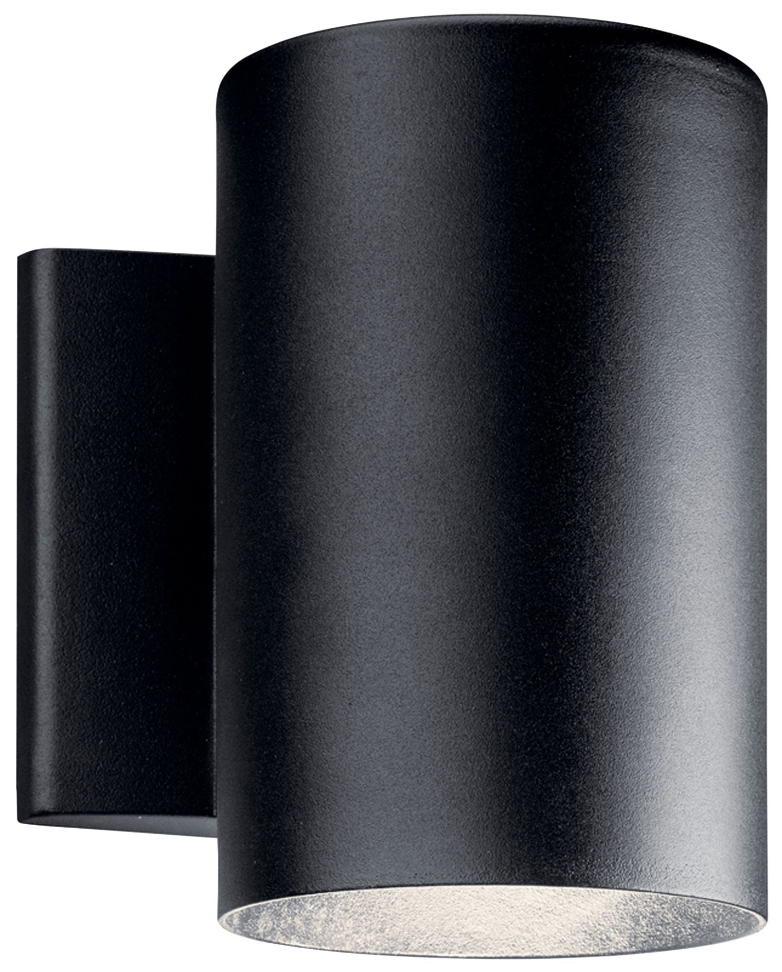 Kichler Gaviota 7" High Textured Black LED Outdoor Wall Light