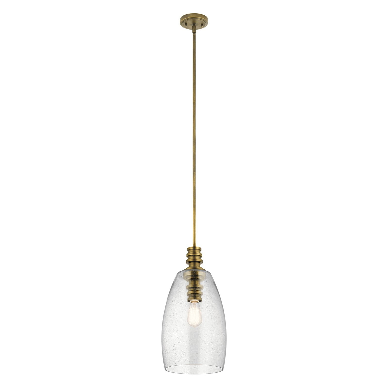 Kichler Lighting Lakum 1 - Light Pendant in  Natural Brass