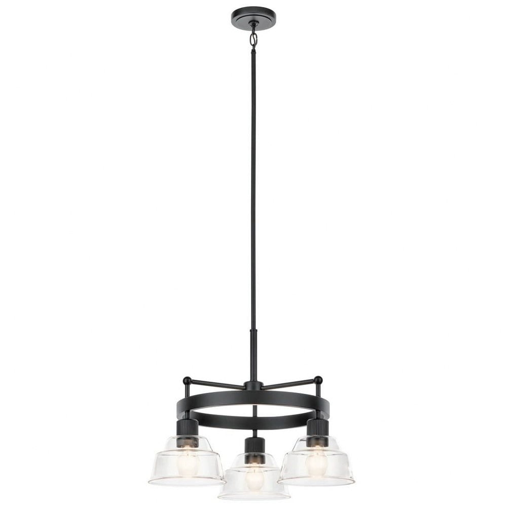 Kichler Lighting Eastmont 3 - Light Chandelier in  Black